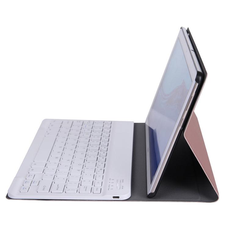 ABS Ultra-thin Split Bluetooth Keyboard Tablet Case for Huawei Honor 5 / T5 10.1 inch, with Bracket Function(Rose Gold) - Huawei Keyboard by PMC TechLife | Online Shopping South Africa | PMC TechLife | Buy Now Pay Later Mobicred