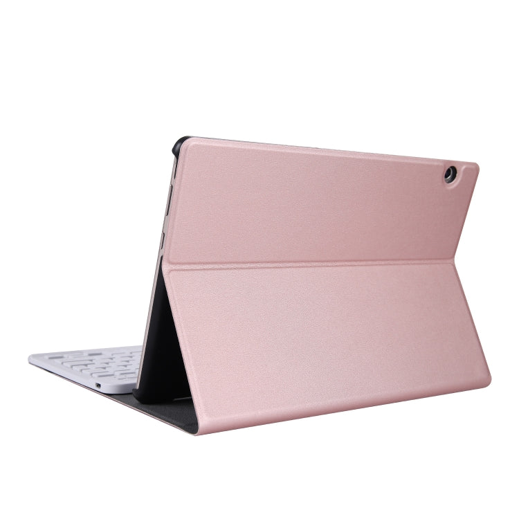 ABS Ultra-thin Split Bluetooth Keyboard Tablet Case for Huawei Honor 5 / T5 10.1 inch, with Bracket Function(Rose Gold) - Huawei Keyboard by PMC TechLife | Online Shopping South Africa | PMC TechLife | Buy Now Pay Later Mobicred