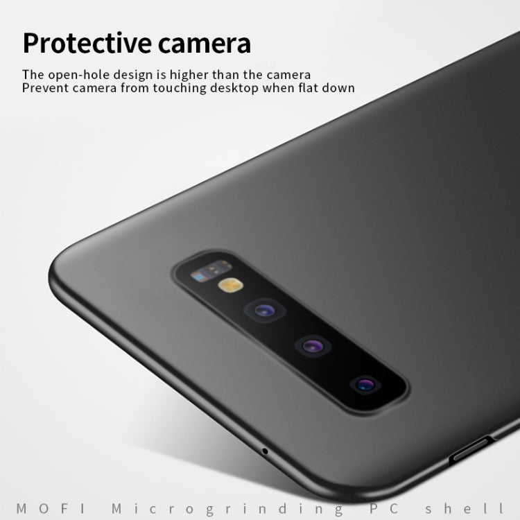 MOFI Frosted PC Ultra-thin Full Coverage Case for Galaxy S10 (Black) - Galaxy Phone Cases by MOFI | Online Shopping South Africa | PMC Jewellery