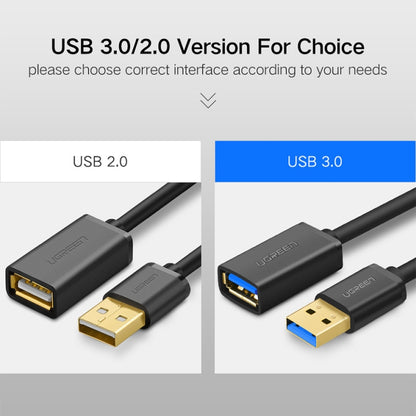 Ugreen 3m USB 3.0 Male to Female Data Sync Super Speed Transmission Extension Cord Cable - USB 3.0 by UGREEN | Online Shopping South Africa | PMC Jewellery | Buy Now Pay Later Mobicred