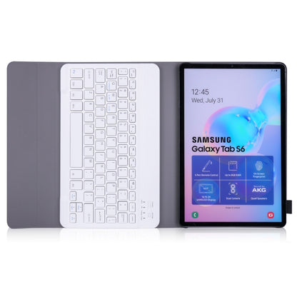 A860 For Samsung Galaxy Tab S6 10.5 inch T860 / T865 Detachable Bluetooth Keyboard Tablet Case with Pen Holder Elastic Strap(Gold) - Samsung Keyboard by PMC Jewellery | Online Shopping South Africa | PMC Jewellery