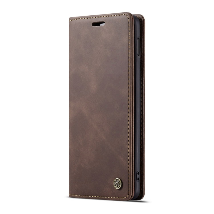 CaseMe-013 Multifunctional Retro Frosted Horizontal Flip Leather Case for Galaxy S10 E, with Card Slot & Holder & Wallet (Coffee) - Galaxy Phone Cases by CaseMe | Online Shopping South Africa | PMC Jewellery | Buy Now Pay Later Mobicred