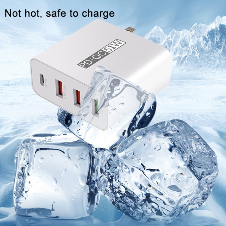 WLX-A6 4 Ports Quick Charging USB Travel Charger Power Adapter, US Plug - USB Charger by PMC Jewellery | Online Shopping South Africa | PMC Jewellery | Buy Now Pay Later Mobicred