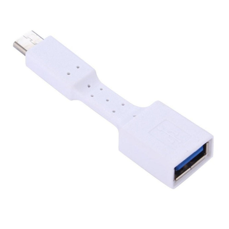 5 PCS USB-C / Type-C Male to USB 3.0 Female OTG Adapter (White) - OTG Adapter by PMC Jewellery | Online Shopping South Africa | PMC Jewellery | Buy Now Pay Later Mobicred