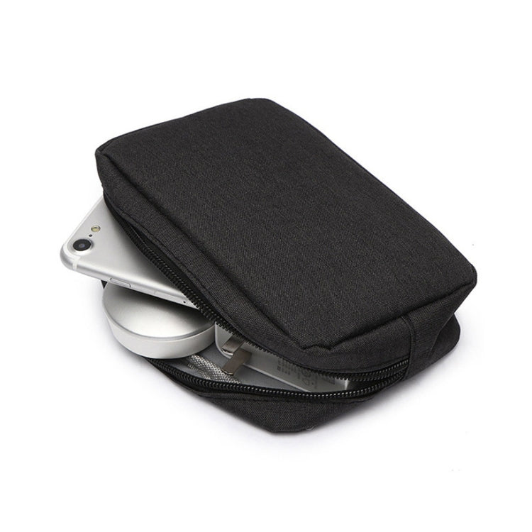 Multi-functional Headphone Charger Data Cable Storage Bag Power Pack, Size: L, 23 x 11.5 x 5.5cm(Black) - Other by PMC TechLife | Online Shopping South Africa | PMC TechLife | Buy Now Pay Later Mobicred