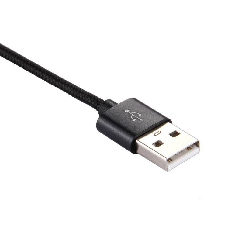 Knit Texture USB to USB-C / Type-C Data Sync Charging Cable, Cable Length: 1m, 3A Total Output, 2A Transfer Data(Black) - USB-C & Type-C Cable by PMC TechLife | Online Shopping South Africa | PMC TechLife | Buy Now Pay Later Mobicred