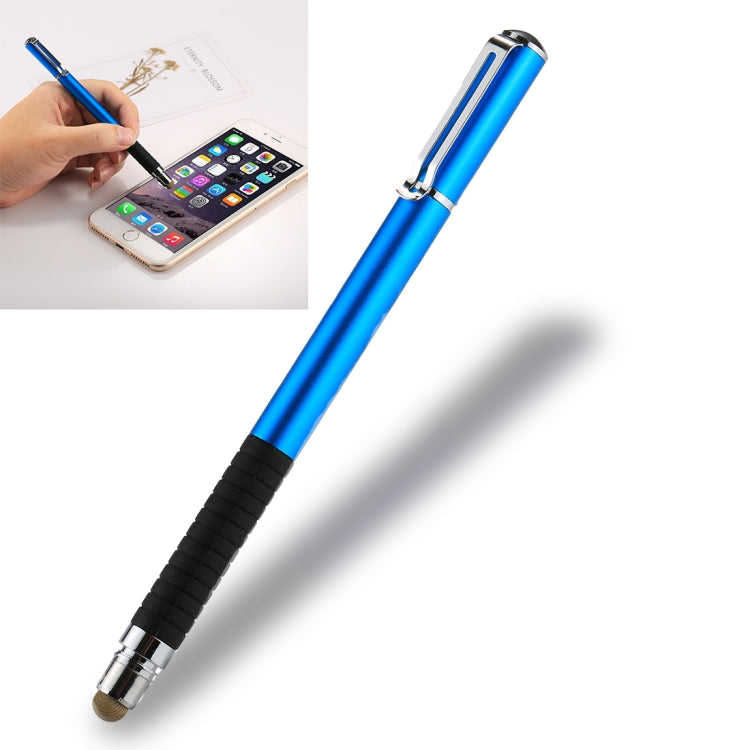 Universal 2 in 1 Multifunction Round Thin Tip Capacitive Touch Screen Stylus Pen, For iPhone, iPad, Samsung, and Other Capacitive Touch Screen Smartphones or Tablet PC(Blue) - free shipping - PMc TechLife - Order now!