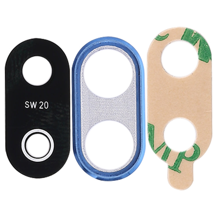 For Huawei P20 Lite 10pcs Back Camera Bezel with Lens Cover & Adhesive (Blue) - free shipping - PMC TechLife - Order now!