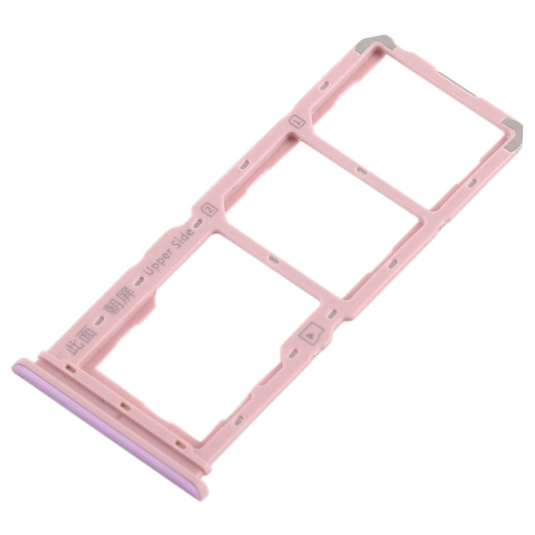 For Vivo Y97 2 x SIM Card Tray + Micro SD Card Tray (Rose Gold) - Card Tray by PMc TechLife | Online Shopping South Africa | PMc TechLife | Buy Now Pay Later Mobicred
