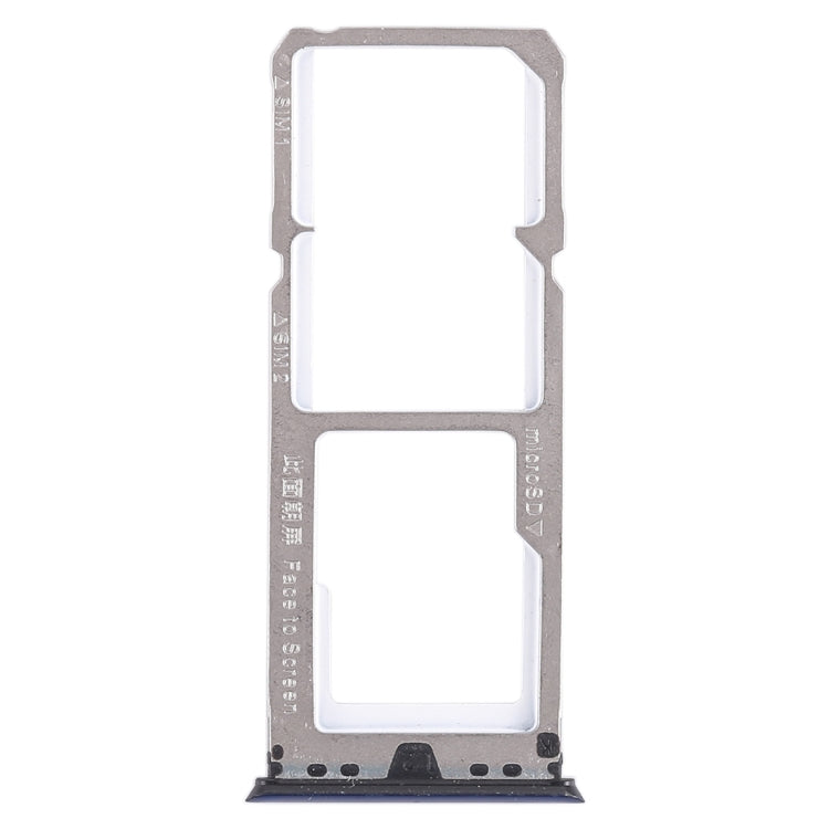 For OPPO A79 2 x SIM Card Tray + Micro SD Card Tray (Blue) - free shipping - PMC TechLife - Order now!