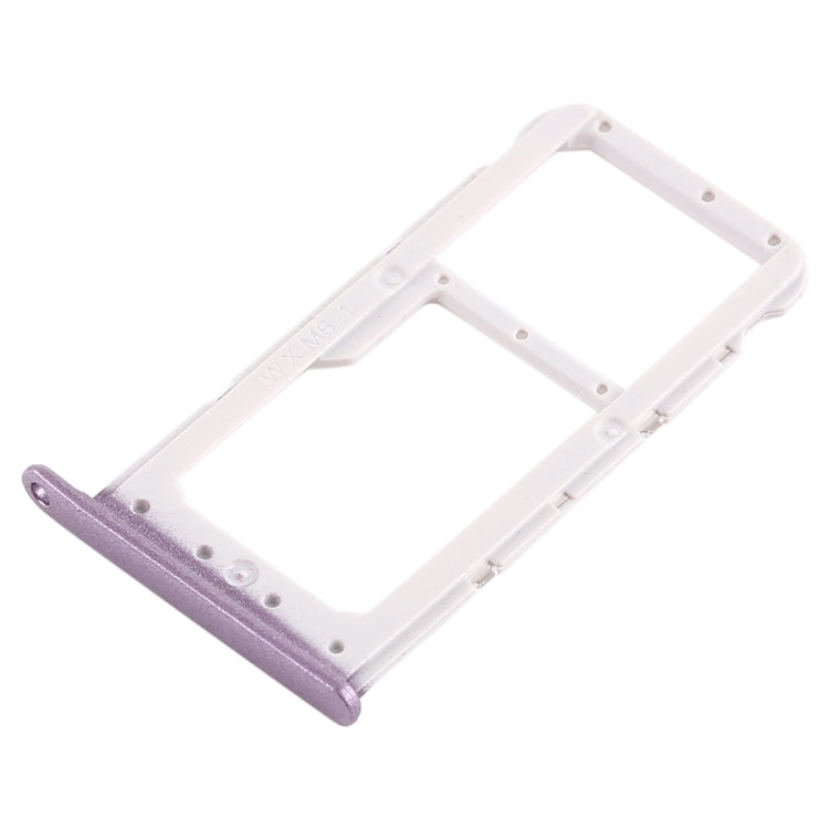 SIM Card Tray + SIM Card Tray / Micro SD Card Tray for Huawei Honor 9i (Purple) - Card Socket by PMc TechLife | Online Shopping South Africa | PMc TechLife | Buy Now Pay Later Mobicred