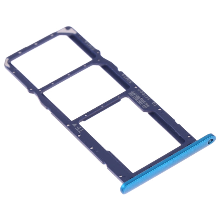 SIM Card Tray + SIM Card Tray + Micro SD Card Tray for Huawei Y7 (2019) / Y7 Pro (2019) / Y7 Prime (2019) (Blue) - Card Socket by PMC Jewellery | Online Shopping South Africa | PMC Jewellery