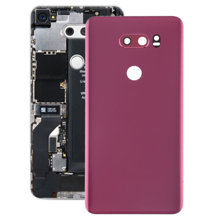 Battery Back Cover with Camera Lens for LG V30 / VS996 / LS998U / H933 / LS998U / H930(Red) - For LG by PMC Jewellery | Online Shopping South Africa | PMC Jewellery | Buy Now Pay Later Mobicred