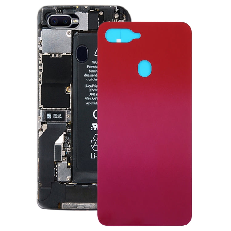 For OPPO A7x / F9 / F9 Pro Back Cover (Red) - Back Cover by PMC Jewellery | Online Shopping South Africa | PMC Jewellery | Buy Now Pay Later Mobicred