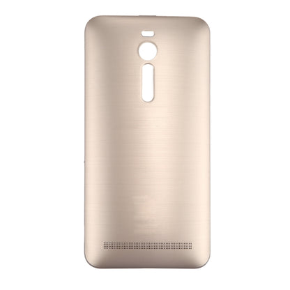 Original Brushed Texture Back Battery Cover for Asus Zenfone 2 / ZE551ML (Gold) - Back Cover by PMC Jewellery | Online Shopping South Africa | PMC Jewellery | Buy Now Pay Later Mobicred