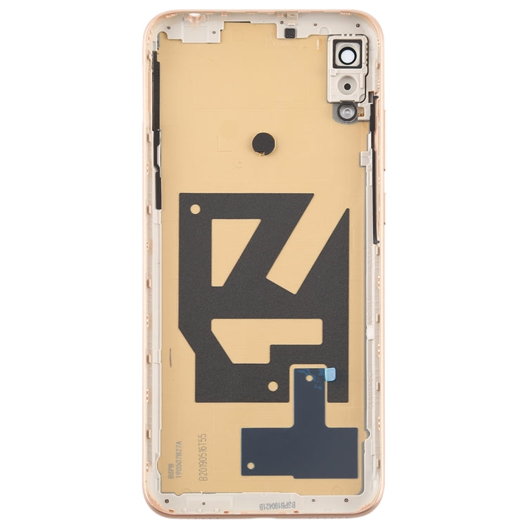 Battery Back Cover with Camera Lens & Side Keys for Huawei Enjoy 9e(Coffee) - Back Cover by PMC TechLife | Online Shopping South Africa | PMC TechLife | Buy Now Pay Later Mobicred