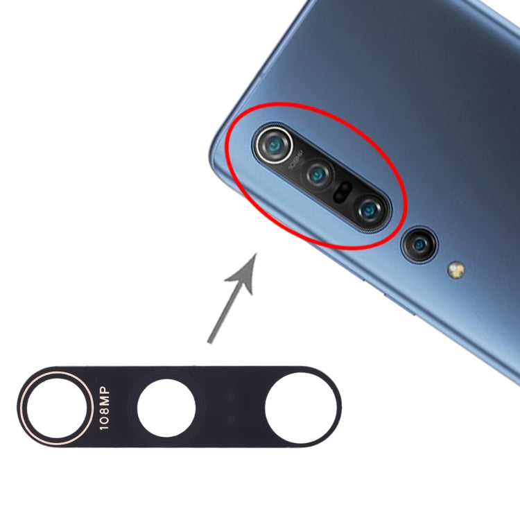 10 PCS Back Camera Lens for Xiaomi Mi 10 Pro 5G - Camera by PMC TechLife | Online Shopping South Africa | PMC TechLife