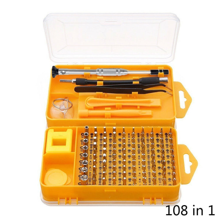 108 in 1 S2 Tool Steel Precision Screwdriver Nutdriver Bit Repair Tools Kit - Screwdriver Set by JIAFA | Online Shopping South Africa | PMC Jewellery | Buy Now Pay Later Mobicred