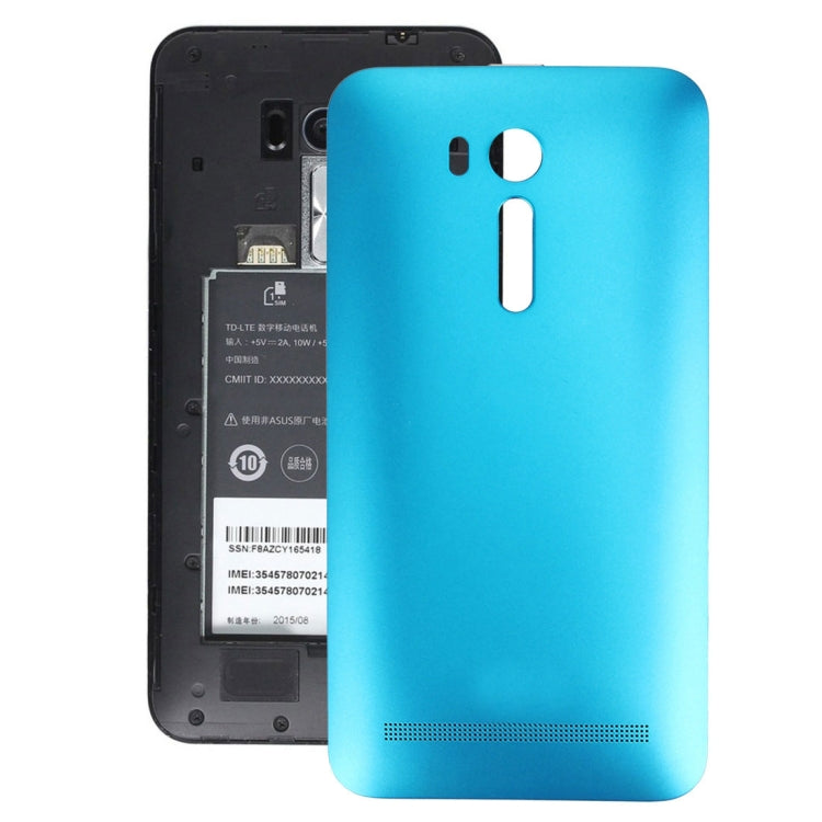 Original Back Battery Cover for 5.5 inch Asus Zenfone Go / ZB551KL(Blue) - Back Cover by PMC Jewellery | Online Shopping South Africa | PMC Jewellery | Buy Now Pay Later Mobicred