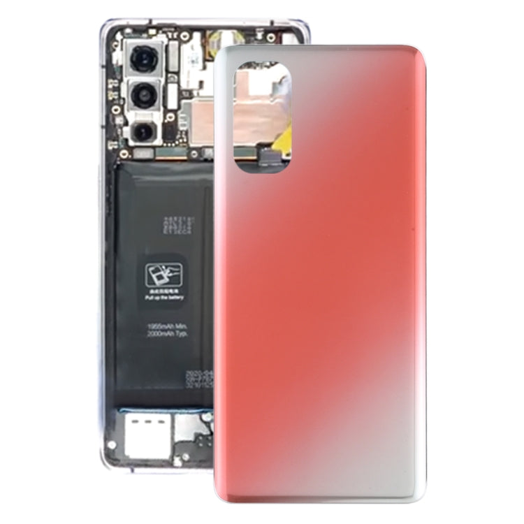 For OPPO Reno4 Pro 5G Battery Back Cover (Red) - Back Cover by PMC Jewellery | Online Shopping South Africa | PMC Jewellery | Buy Now Pay Later Mobicred