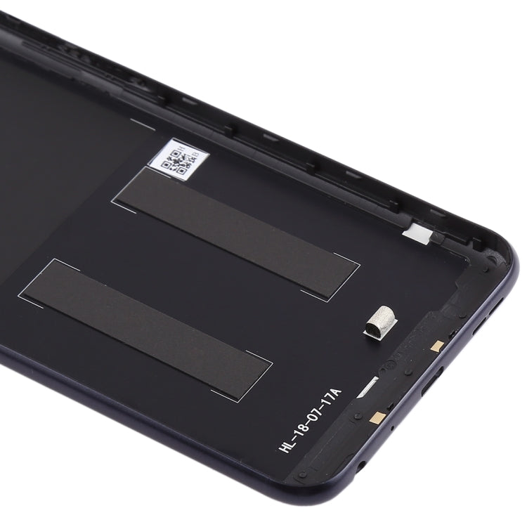 Back Cover with Camera Lens & Side Keys for Asus Zenfone Max Pro (M1) / ZB601KL(Black) - Back Cover by PMC TechLife | Online Shopping South Africa | PMC TechLife | Buy Now Pay Later Mobicred