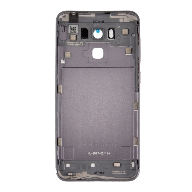 Aluminum Alloy Back Battery Cover for Asus ZenFone 3 Max / ZC553KL (Grey) - Back Cover by PMC Jewellery | Online Shopping South Africa | PMC Jewellery | Buy Now Pay Later Mobicred