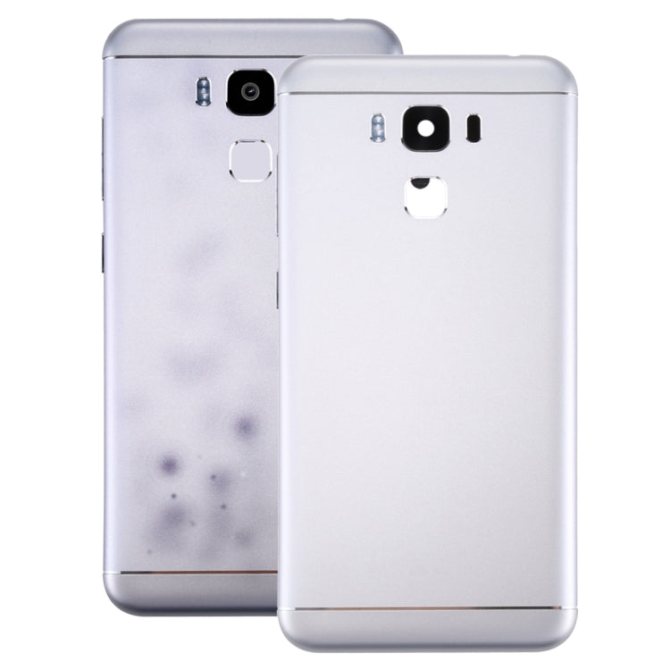 Aluminum Alloy Back Battery Cover for Asus ZenFone 3 Max / ZC553KL (Silver) - Back Cover by PMC Jewellery | Online Shopping South Africa | PMC Jewellery | Buy Now Pay Later Mobicred