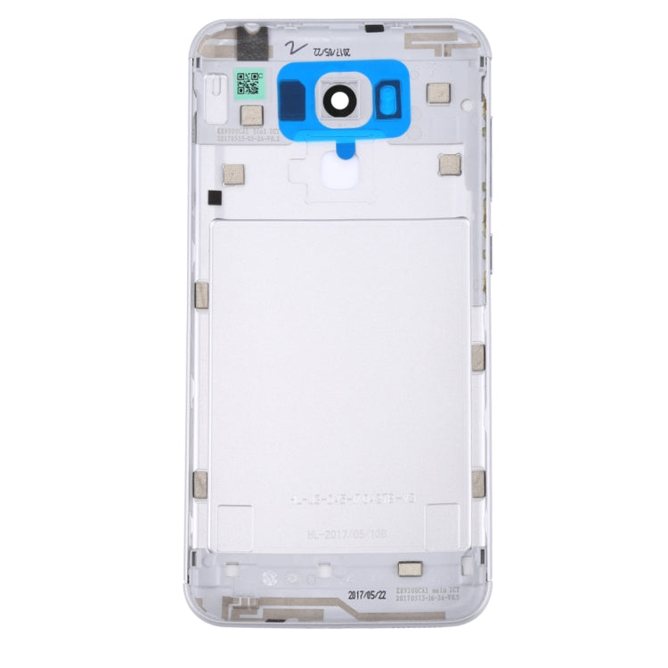 Aluminum Alloy Back Battery Cover for Asus ZenFone 3 Max / ZC553KL (Silver) - Back Cover by PMC Jewellery | Online Shopping South Africa | PMC Jewellery | Buy Now Pay Later Mobicred