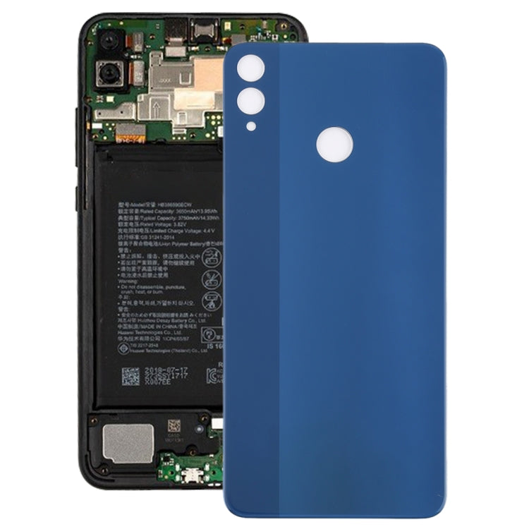 Back Cover for Huawei Honor 8X(Blue) - Back Cover by PMC TechLife | Online Shopping South Africa | PMC TechLife