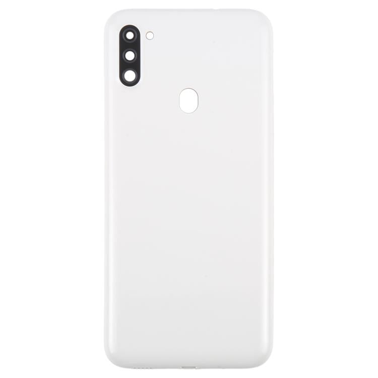 For Samsung Galaxy A11 SM-A115F Back Cover with Camera Lens Cover(White) - free shipping - PMC TechLife - Order now!