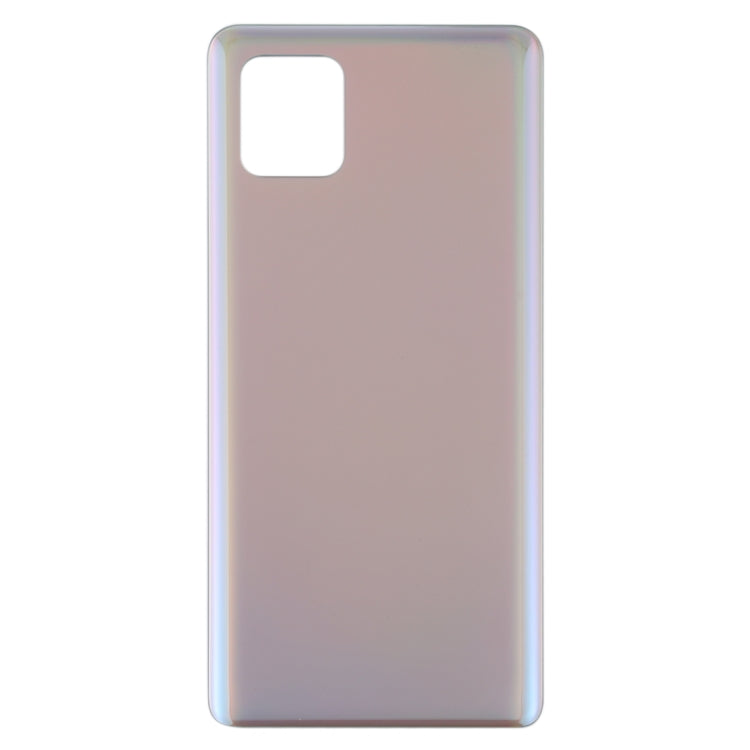 For Samsung Galaxy A91 Battery Back Cover (Silver) - Back Cover by PMC Jewellery | Online Shopping South Africa | PMC Jewellery | Buy Now Pay Later Mobicred