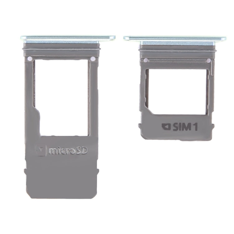 For Galaxy A5 (2017) / A520 & A7 (2017) / A720 SIM Card Tray + Micro SD Card Tray, Single Card (Blue) - free shipping - PMc TechLife - Order now!