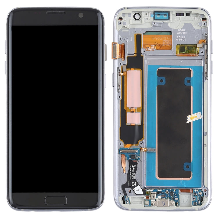 Original Super AMOLED Material LCD Screen and Digitizer Full Assembly(with Frame / Charging Port Flex Cable / Power Button Flex Cable / Volume Button Flex Cable) for Galaxy S7 Edge / G935F / G935FD(Black) - free shipping - PMc TechLife - Order now!