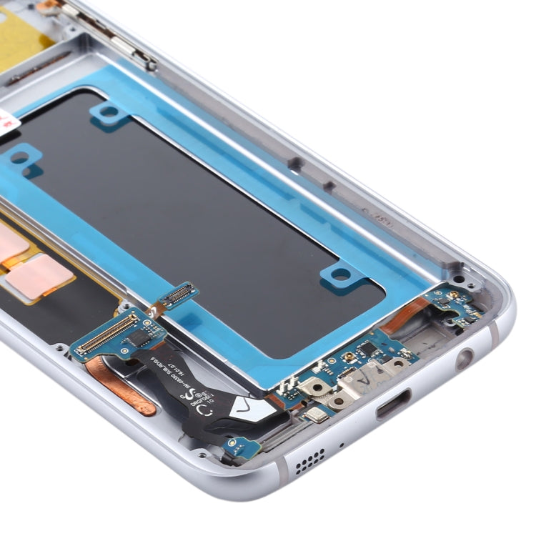 OLED LCD Screen for Samsung Galaxy S7 Edge / SM-G935F Digitizer Full Assembly with Frame (Black) - free shipping - PMc TechLife - Order now!