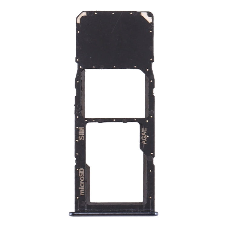 For Samsung Galaxy A71 / A715 SIM Card Tray + Micro SD Card Tray (Black) - Card Socket by PMC Jewellery | Online Shopping South Africa | PMC Jewellery | Buy Now Pay Later Mobicred