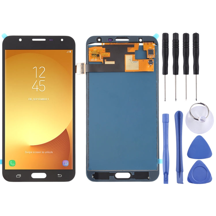 TFT LCD Screen for Galaxy J7 Neo, J701F/DS, J701M With Digitizer Full Assembly (Black) - free shipping - PMc TechLife - Order now!