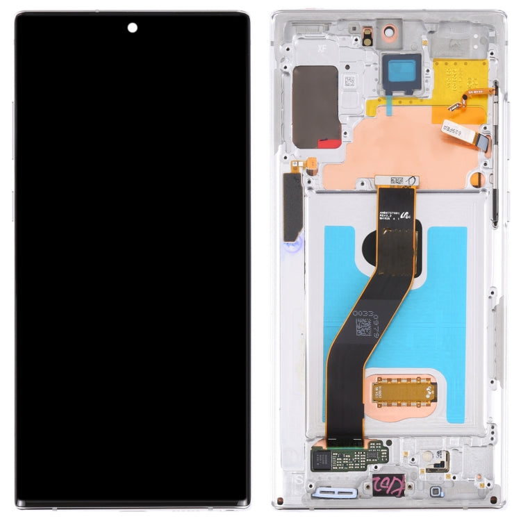 Original LCD Screen for Samsung Galaxy Note10+ 4G/Note10+ 5G SM-N976/N975 Digitizer Full Assembly With Frame (Silver) - free shipping - PMc TechLife - Order now!