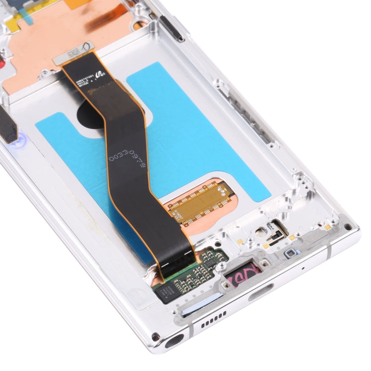 Original LCD Screen for Samsung Galaxy Note10+ 4G/Note10+ 5G SM-N976/N975 Digitizer Full Assembly With Frame (Silver) - free shipping - PMc TechLife - Order now!