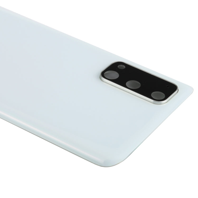 For Samsung Galaxy S20 Battery Back Cover with Camera Lens Cover (White) - free shipping - PMc TechLife - Order now!