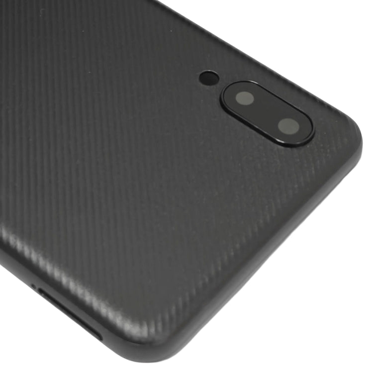 For Samsung Galaxy A02 Battery Back Cover with Camera Lens Cover (Black) - free shipping - PMc TechLife - Order now!