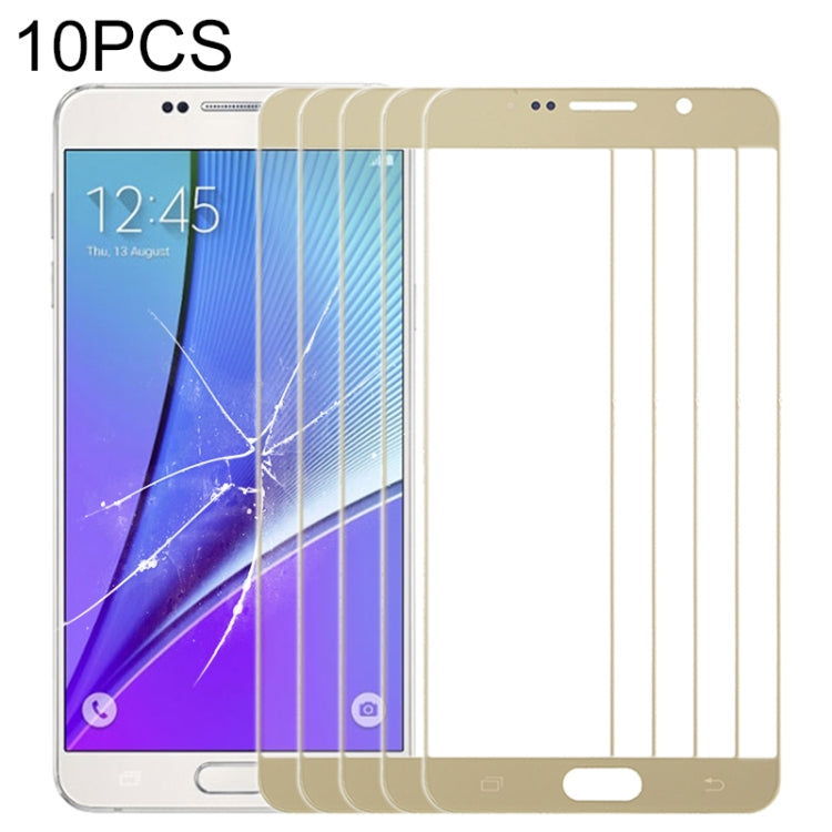 For Samsung Galaxy Note 5  10pcs Front Screen Outer Glass Lens (Gold) - free shipping - PMc TechLife - Order now!