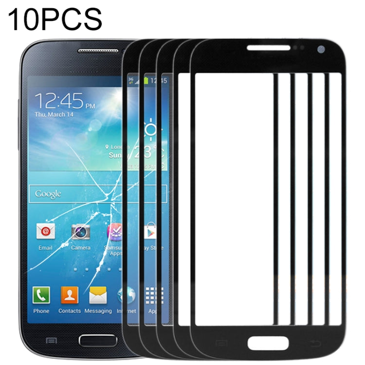 For Samsung Galaxy S IV mini / i9190 10pcs Front Screen Outer Glass Lens (Black) - free shipping - PMc TechLife - Order now!