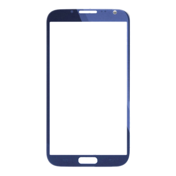 For Samsung Galaxy Note II / N7100 10pcs Front Screen Outer Glass Lens (Blue) - free shipping - PMc TechLife - Order now!