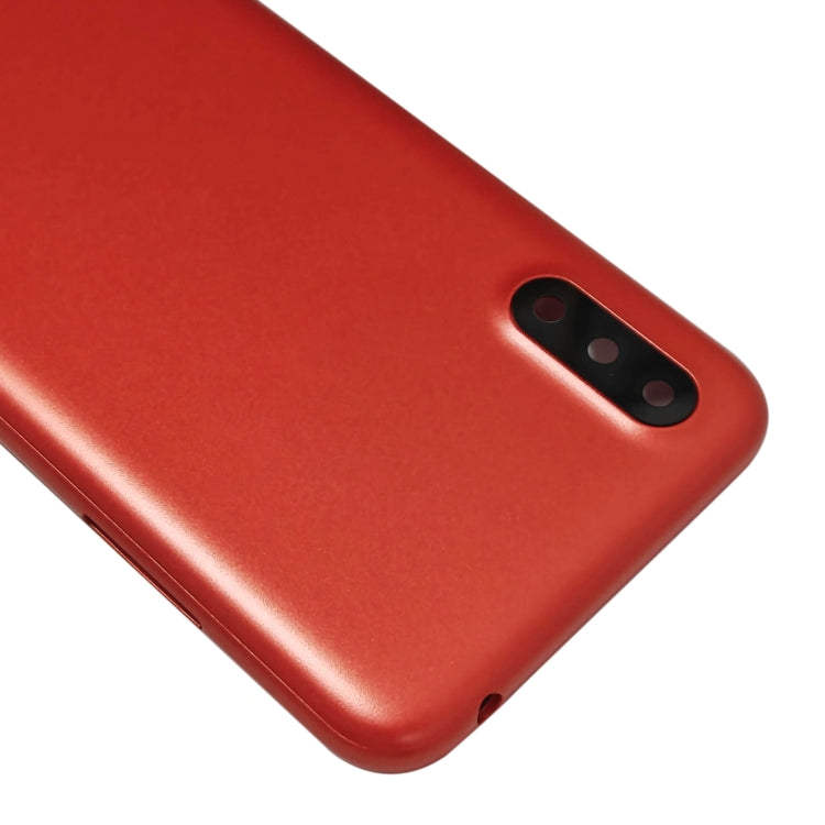 For Samsung Galaxy A01 SM-015F Battery Back Cover With Camera Lens (Red) - free shipping - PMc TechLife - Order now!