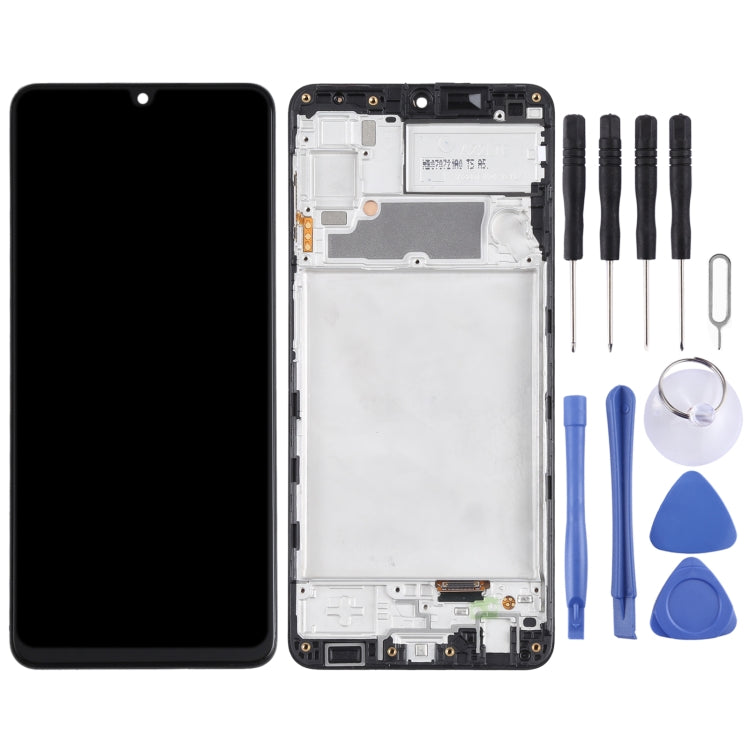 incell LCD Screen for Samsung Galaxy A22 4G Digitizer Full Assembly with Frame (Black) - free shipping - PMc TechLife - Order now!