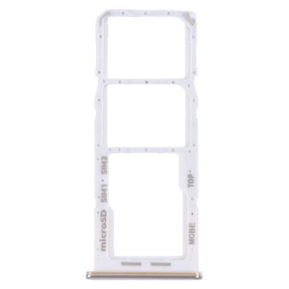 For Samsung Galaxy M32 5G SM-M326B Original SIM Card Tray + SIM Card Tray + Micro SD card tray (White) - Card Socket by PMC Jewellery | Online Shopping South Africa | PMC Jewellery | Buy Now Pay Later Mobicred