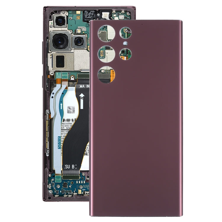 For Samsung Galaxy S22 Ultra Battery Back Cover (Dark Red) - free shipping - PMc TechLife - Order now!