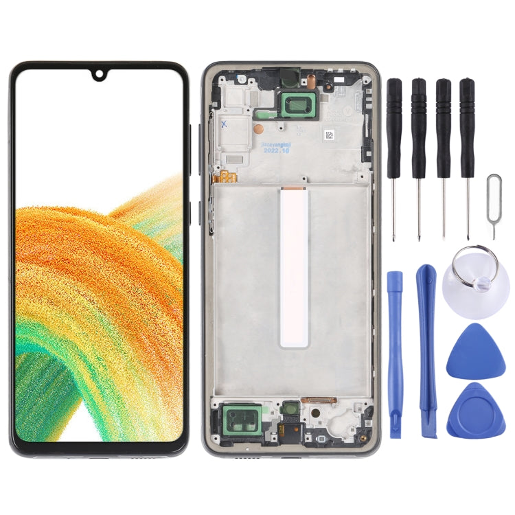 incell LCD Screen For Samsung Galaxy A33 5G SM-A336 Digitizer Full Assembly with Frame,Not Supporting Fingerprint Identification - free shipping - PMc TechLife - Order now!