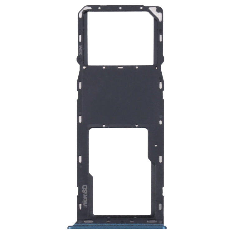 For Samsung Galaxy A03s SM-A037U Original SIM Card Tray + Micro SD card tray (Blue) - free shipping - PMc TechLife - Order now!