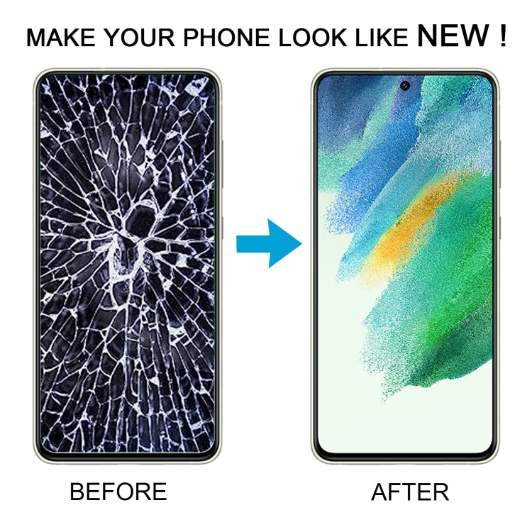 For Samsung Galaxy S21 FE 5G SM-G990B Original LCD Screen Digitizer Full Assembly with Frame (Purple) - free shipping - PMc TechLife - Order now!